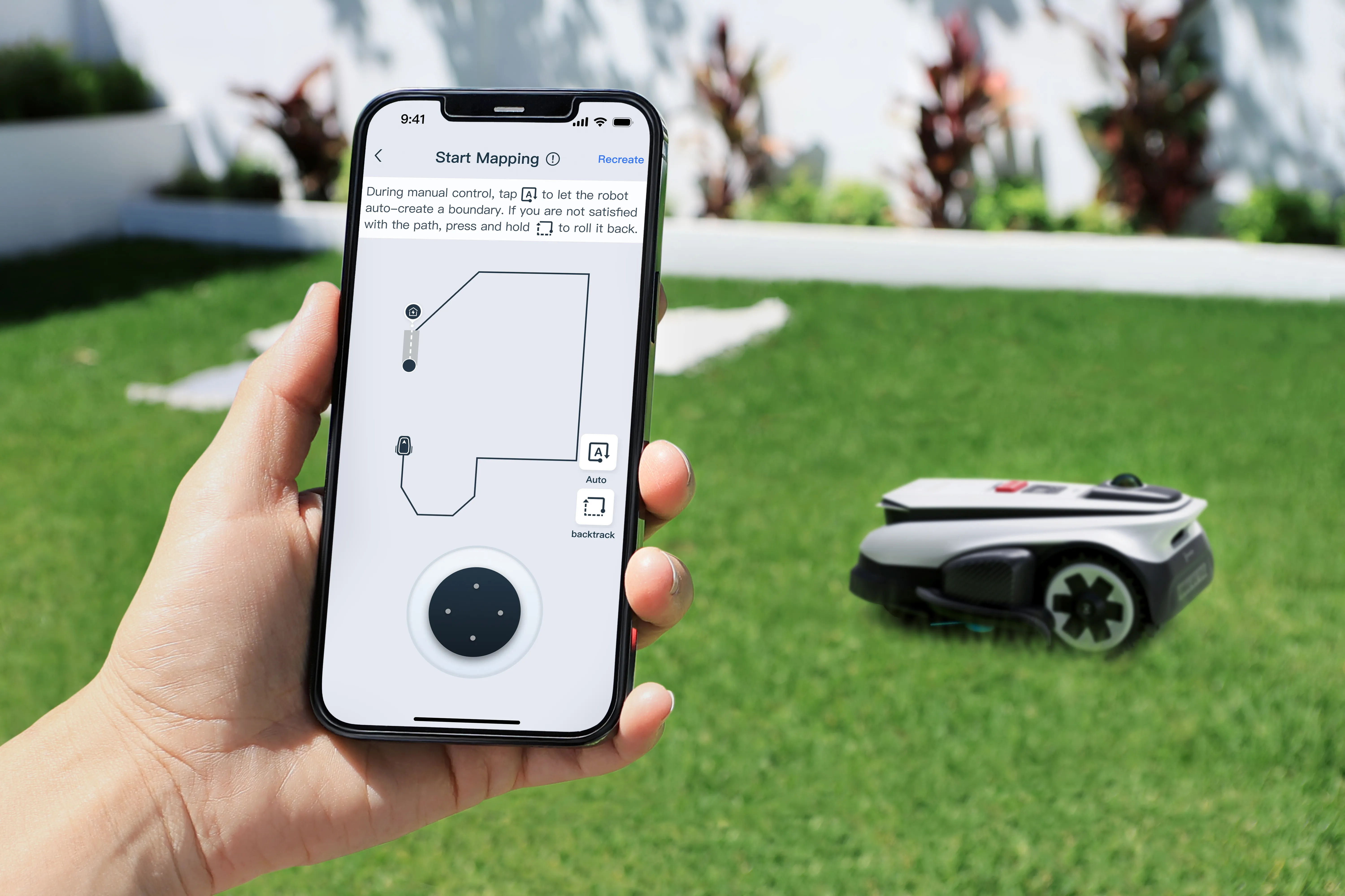 ECOVACS GOAT A1600 LiDAR PRO, Wi-Fi, 1600 m&sup2; robotgr&auml;sklippare