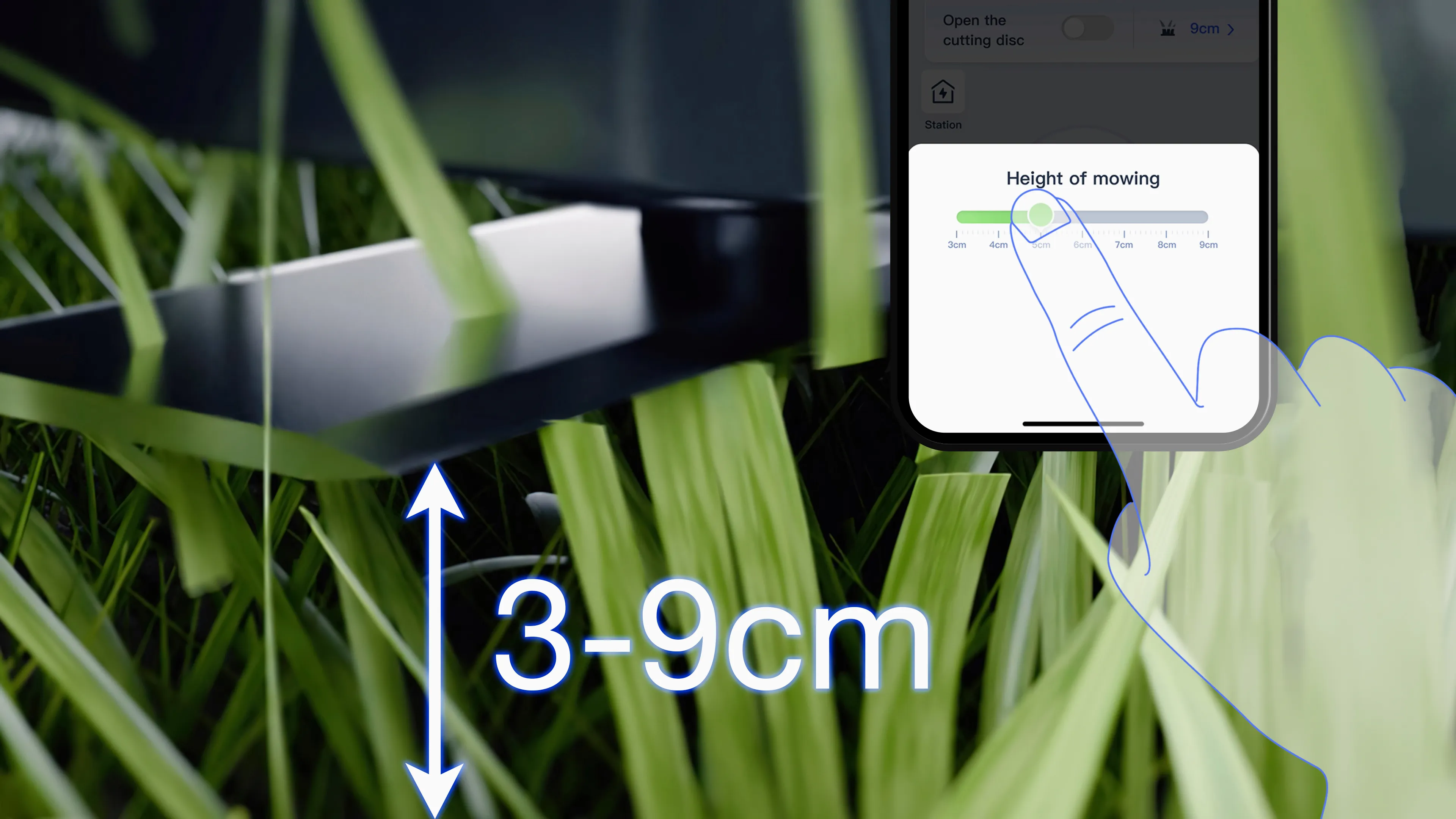 ECOVACS GOAT A1600 LiDAR PRO, Wi-Fi, 1600 m&sup2; robotgr&auml;sklippare