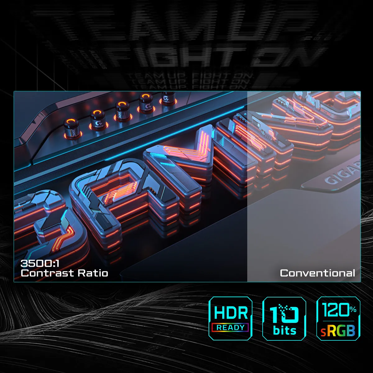 GIGABYTE GS32QCA 31.5&quot; QHD, VA Curved Gaming Monitor