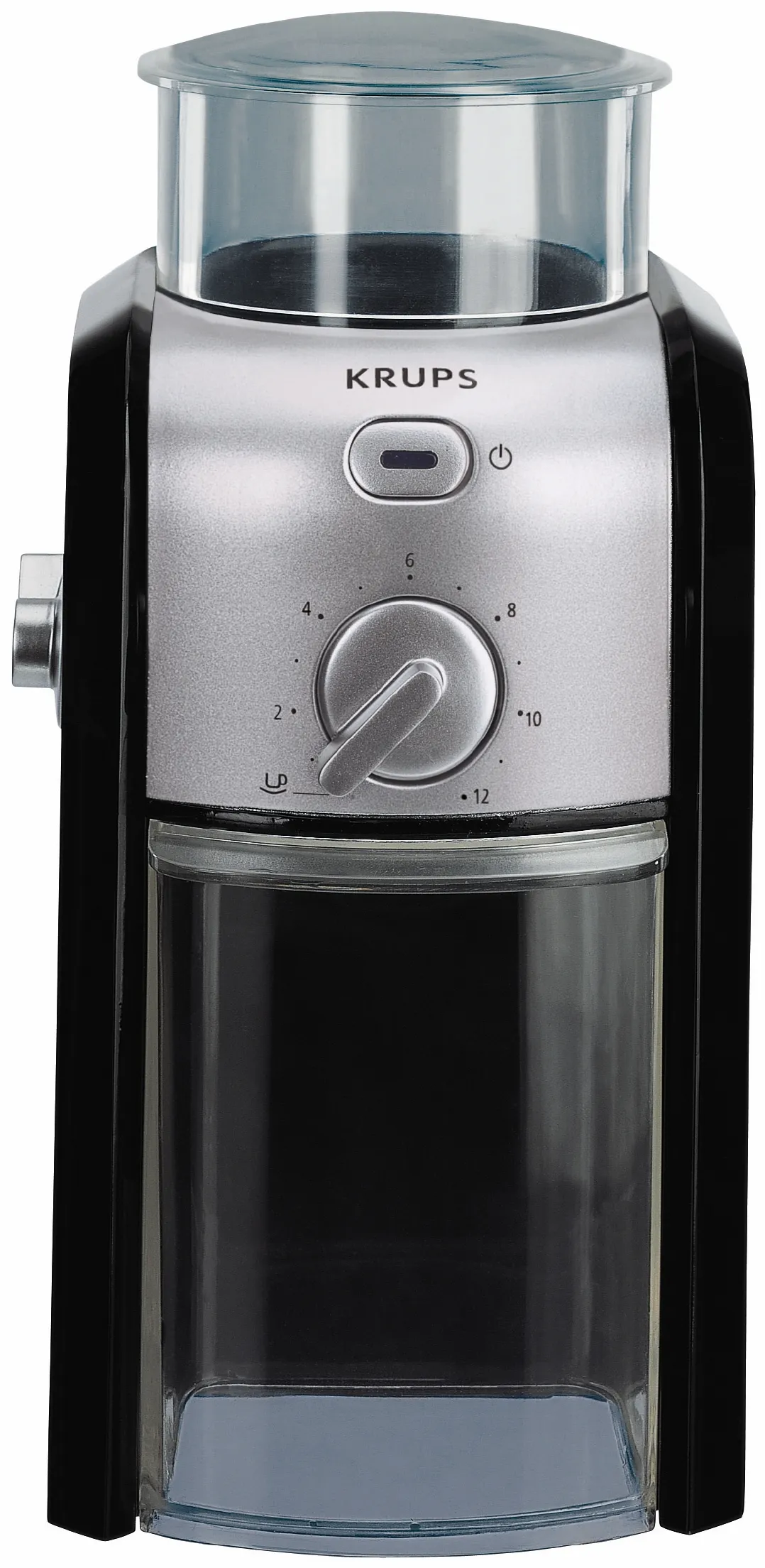 KRUPS GVX242 Electric Coffee Grinder 200g, Black, Chrome