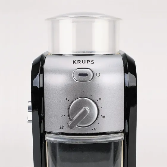 KRUPS GVX242 Electric Coffee Grinder 200g, Black, Chrome