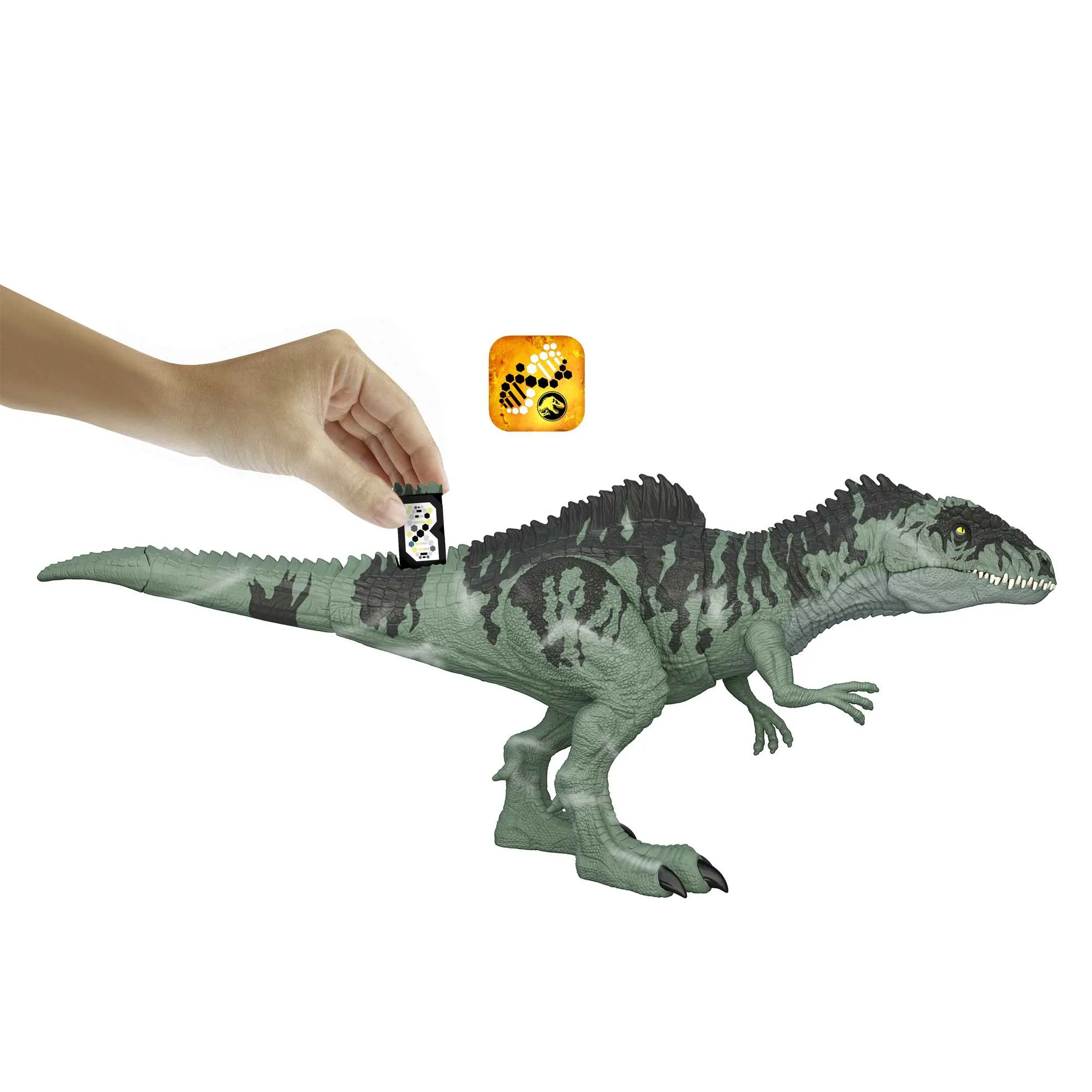 Mattel Jurassic World Strike N' Roar Giganotosaurus Mini-Play Figure