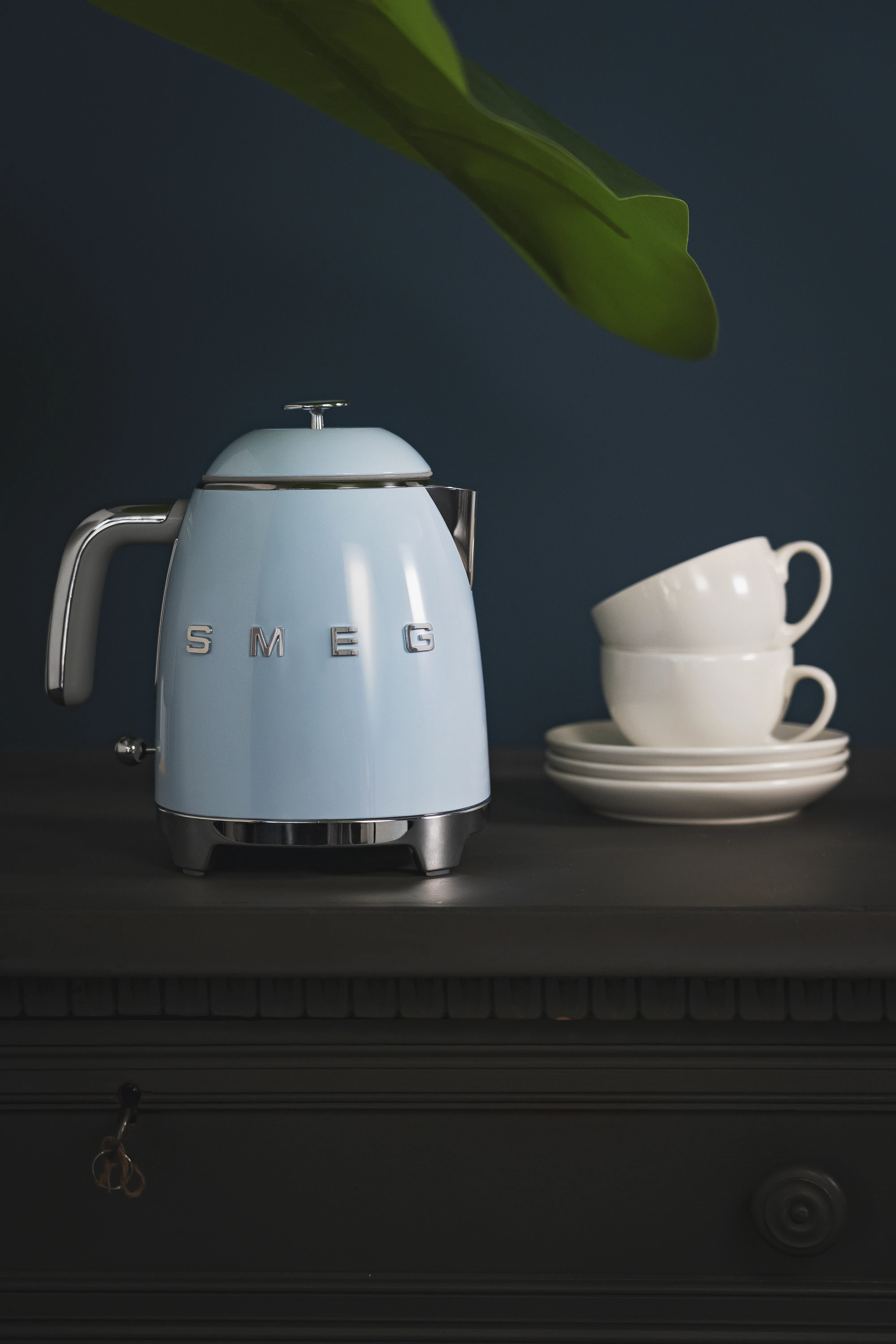 Smeg 50's Style - vattenkokare, Pastellbl&aring;, 0.8l