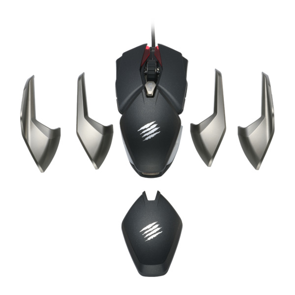 Mad Catz B.A.T. 6+ tr&aring;dbunden gamingmus, svart