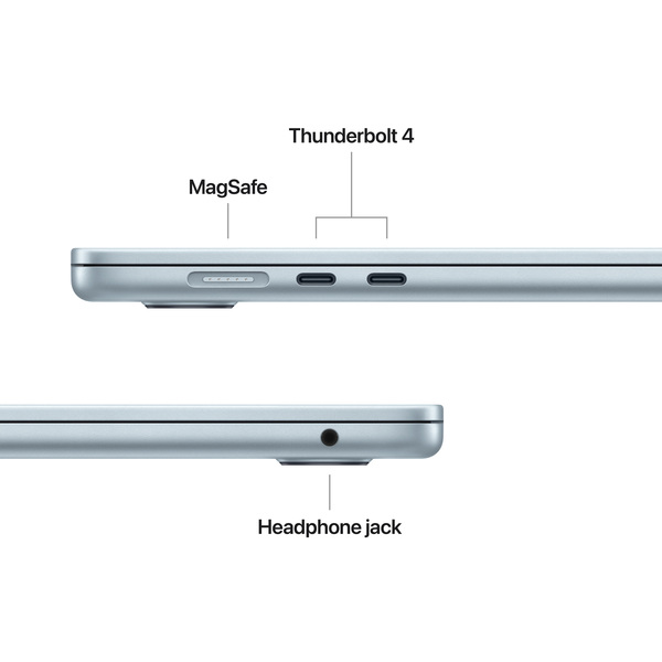 Apple MacBook Air 15&quot; M4 (10/10) 16 Gt, 256 Gt -kannettava, Taivaan&shy;sininen, MC7A4