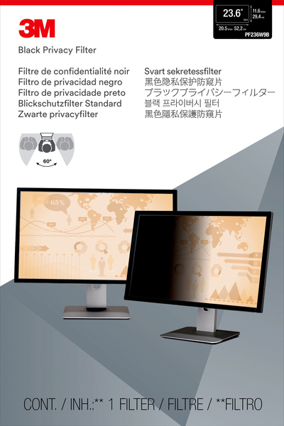 3M PF23.6W9 Desktop Privacy Filter