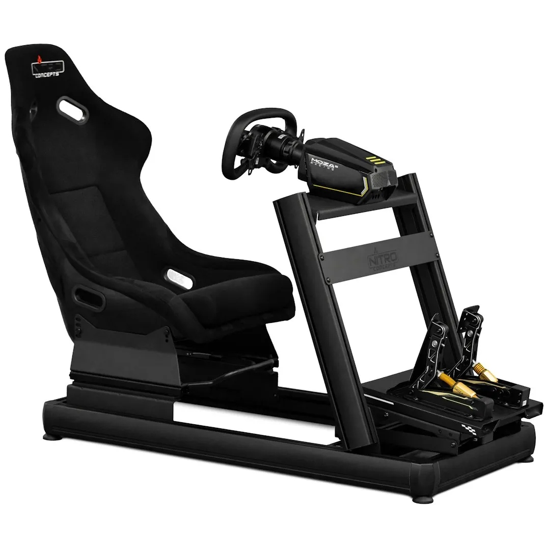 Nitro Concepts E-Racer - racing rig, svart