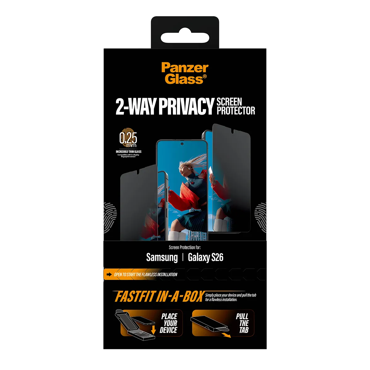 PanzerGlass Ultra-Wide Fit Alignerkit Galaxy S26 - Screen Protector, Privacy