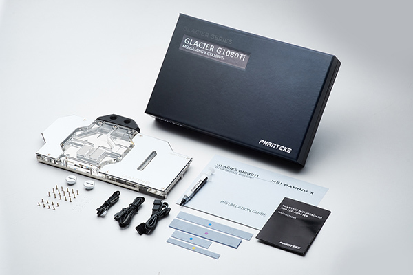 Phanteks GTX 1080Ti GPU Full Water Block MSI Gaming, RGB Lighting, Chr