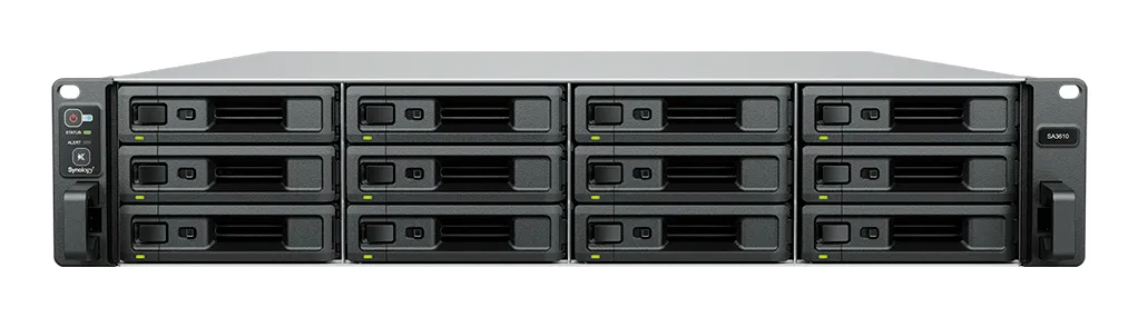 Rackstation, 12-BAY, Intel 12-CORE, 16GB RAM, Synology
