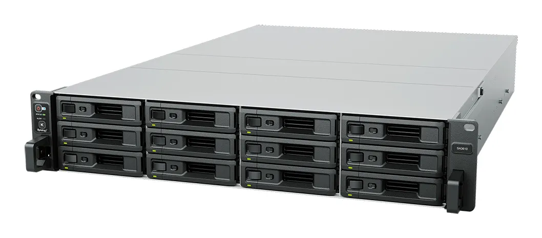 Rackstation, 12-BAY, Intel 12-CORE, 16GB RAM, Synology