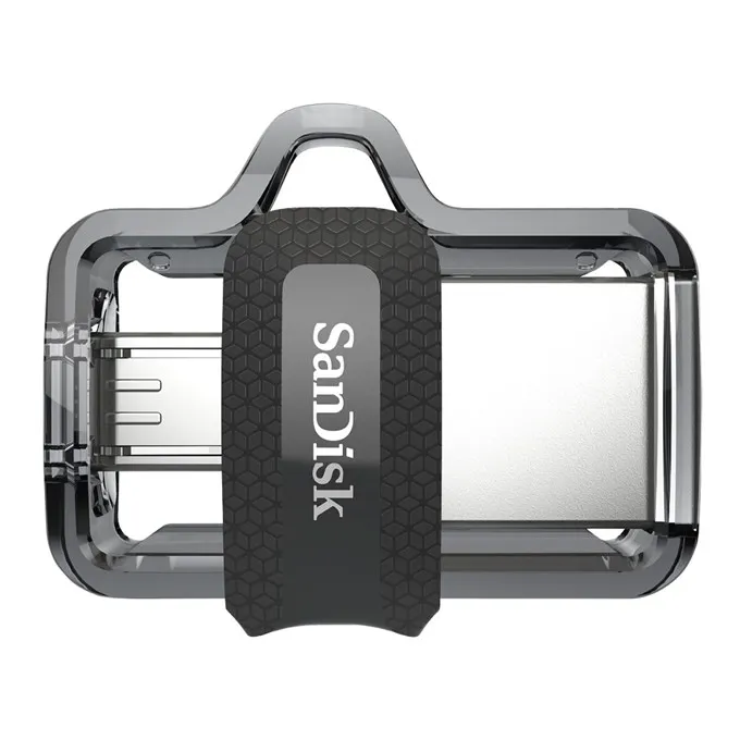 SanDisk Ultra Dual Drive m3.0 USB 3.0 128GB memory stick, Black/Gray