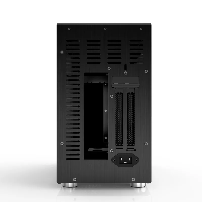Jonsbo V10, Tempered Glass -mini-ITX -kotelo, musta