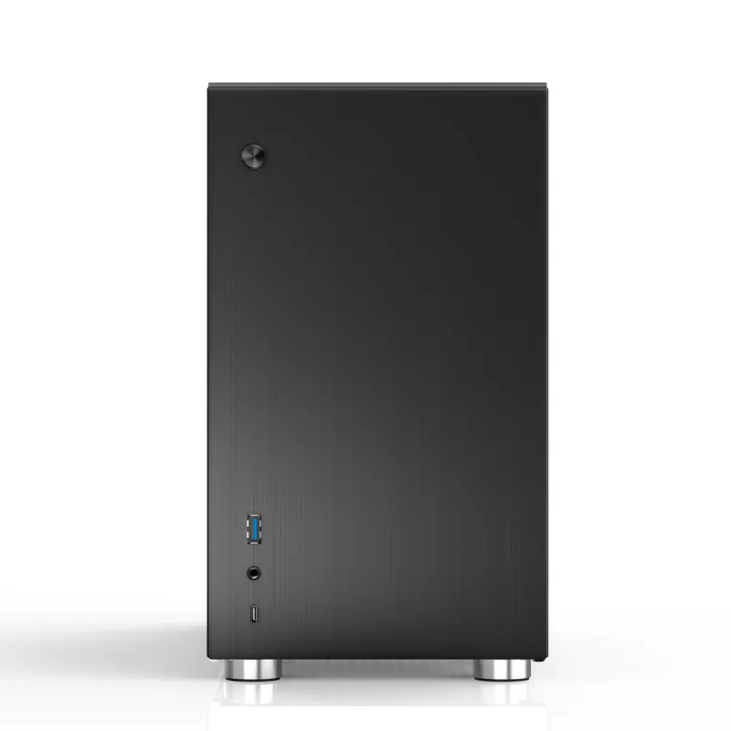 Jonsbo V10, Tempered Glass -mini-ITX -kotelo, musta