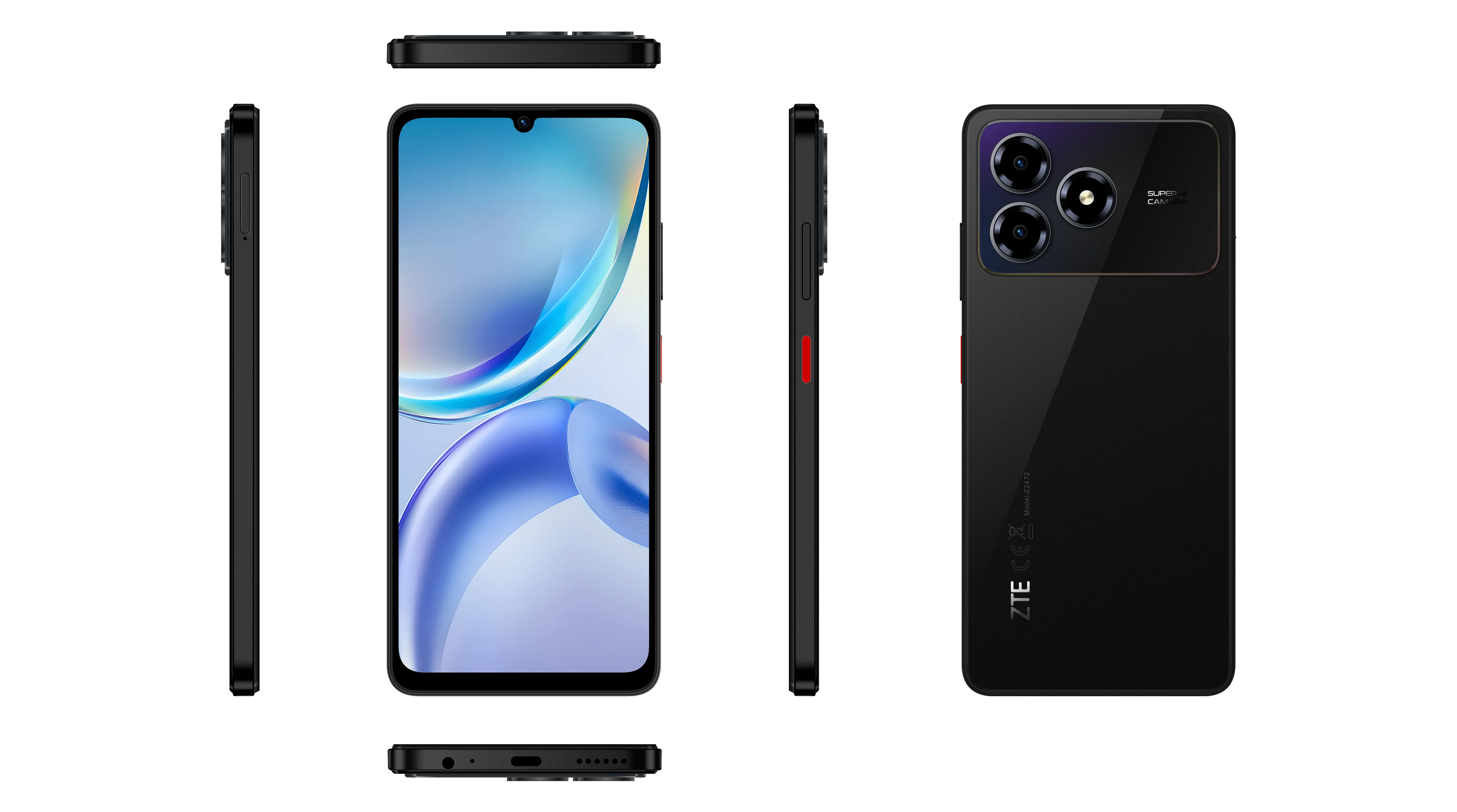 ZTE Blade A36 4/64 GB, Nebula Black