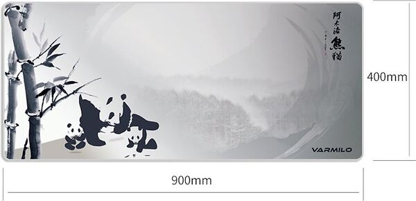 Varmilo Panda XL Gaming Mousepad, 900x400 mm, Panda