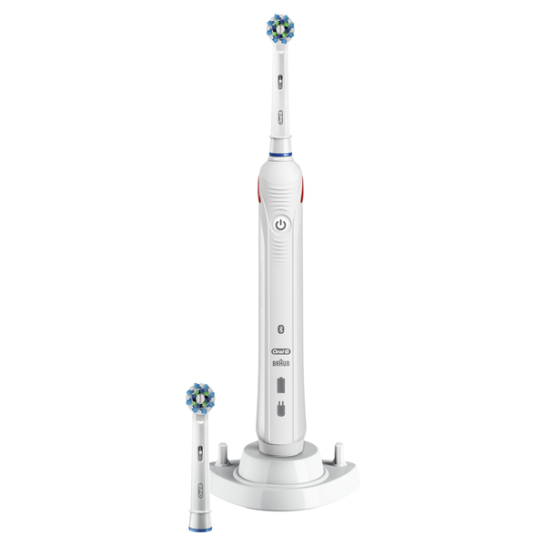 BRAUN S&Auml;HK&Ouml;HAMMASHARJA ORAL-B SMART4000N. Litiumi-akulla ja Premium laturilla. 3D-teknologia, 8 800 v&auml;r&auml;hdyst&auml;, 40 000 syk&auml;hdyst&auml;, Ammattimainen ajastin, N&auml;kyv&auml;