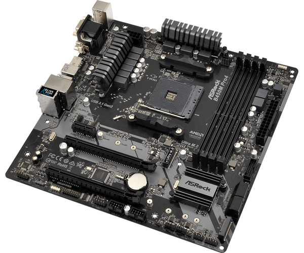 ASRock B450M Pro4 mATX-emolevy