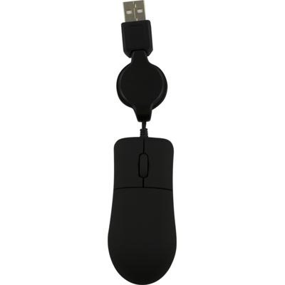 DELTACO optinen minihiiri, 2 painiketta &amp; rulla, 800 DPI, USB, musta