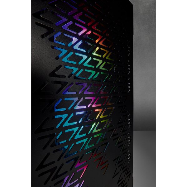 Corsair iCUE 220T RGB Airflow - miditower chassi, Svart