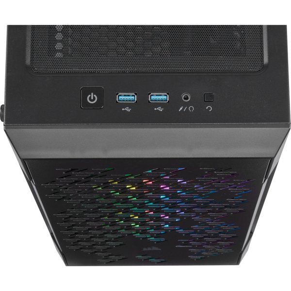 Corsair iCUE 220T RGB Airflow - Mid Tower case, Black