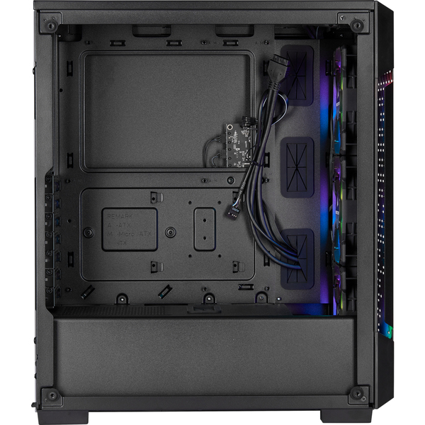 Corsair iCUE 220T RGB Airflow - miditower chassi, Svart