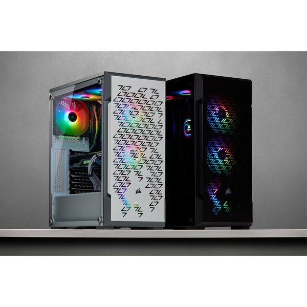 Corsair iCUE 220T RGB Airflow - miditower chassi, Svart