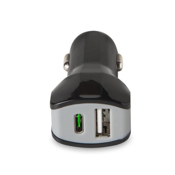 CELLY CAR CHARGER 2-PORT USB-C FAST CHARGE