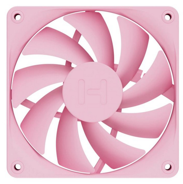 HYTE FA12 PWM Fan Kit, Fluid Dynamic Bearing, 120mm, 4-pack, Strawberry Milk
