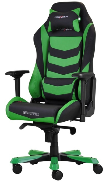 DXRacer Iron - Spelstol - Gr&ouml;n Svart