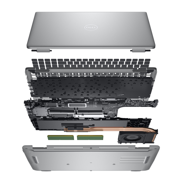 Dell Precision 3580 15.6&quot; i7-1370P, 2 GB, 32GB SSD, Win 11 Pro - notebook, Grey
