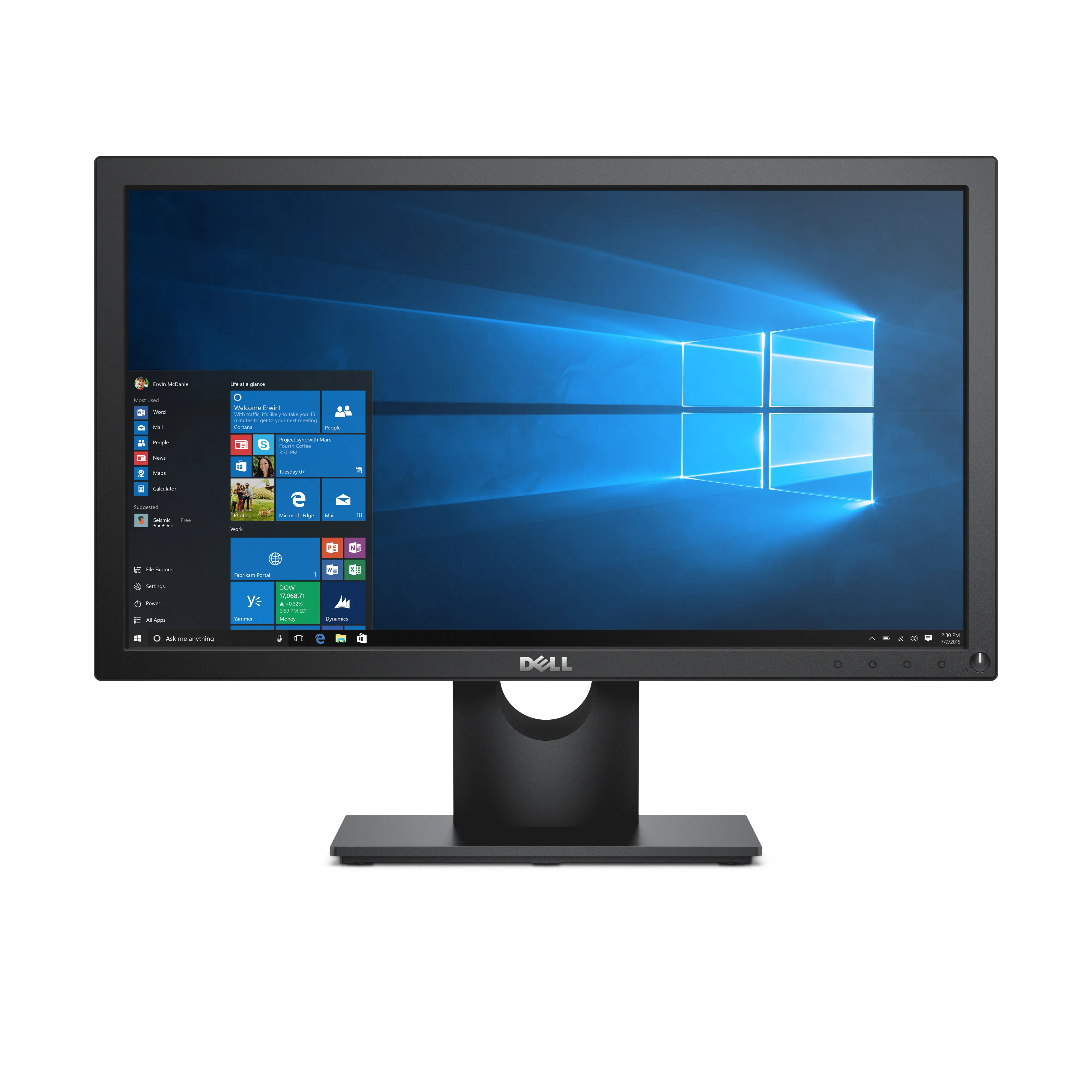 Dell 19.5" E-Series E2016HV, 1600x900px, TN -n&auml;ytt&ouml;