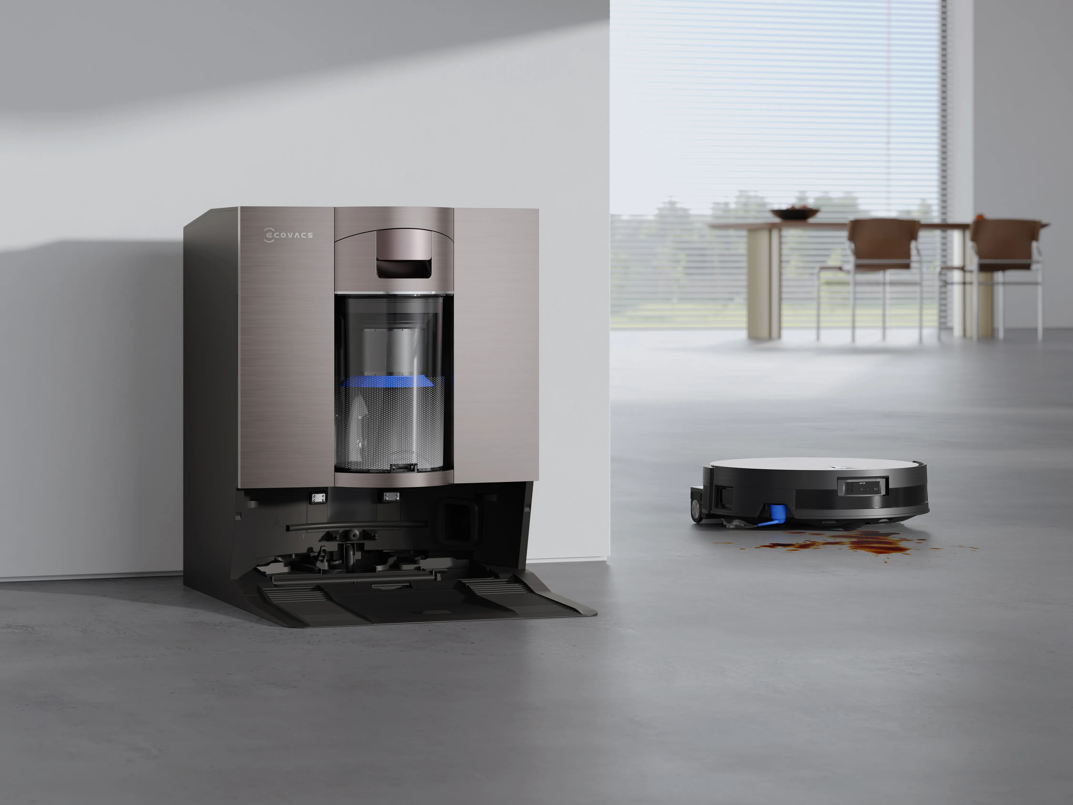 ECOVACS DEEBOT X11 OmniCyclone - robotdammsugare, svart