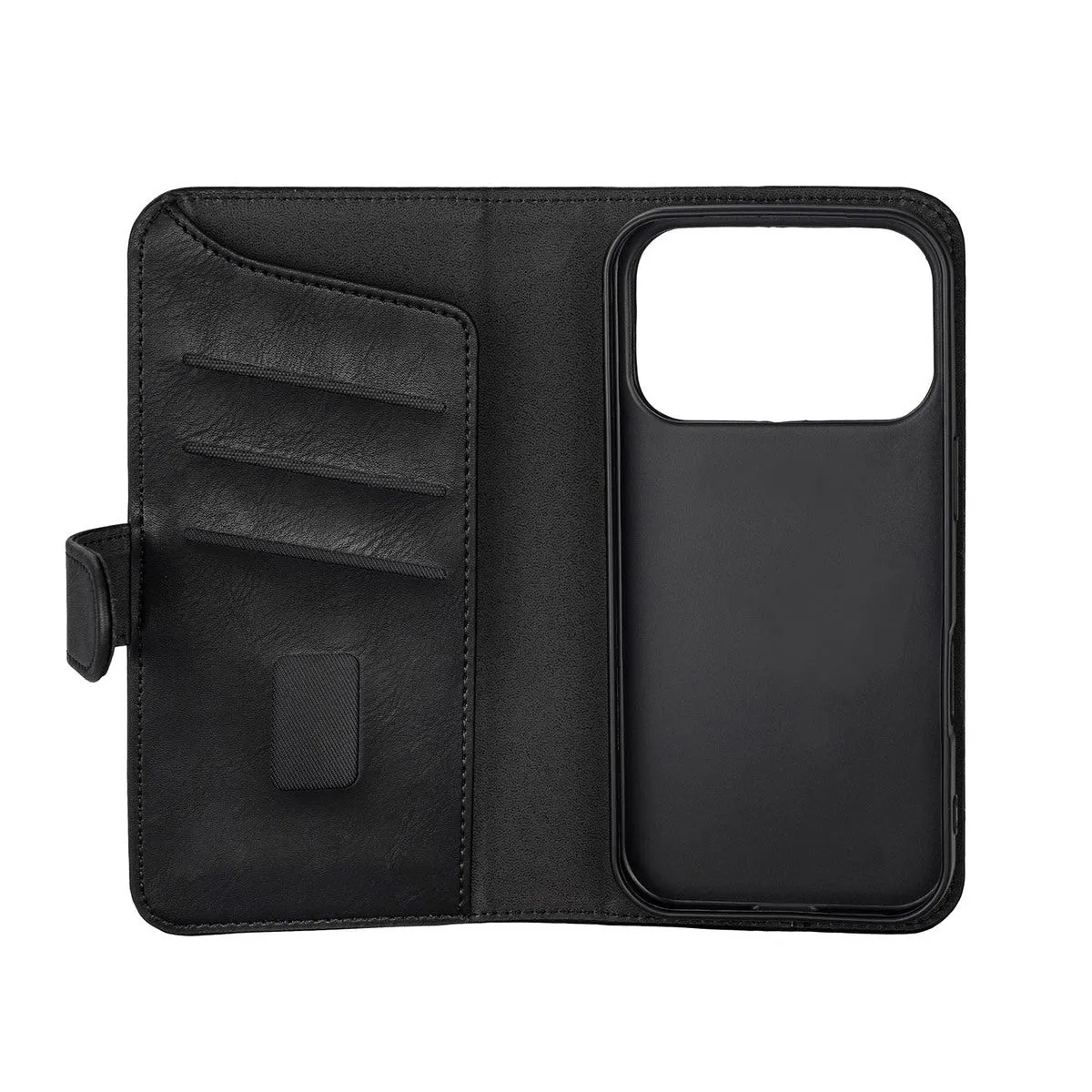 GEAR Classic MagSerie, iPhone 17 Pro -lompakkokotelo, musta