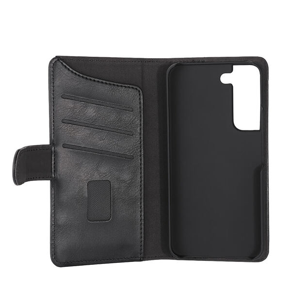 GEAR Wallet, Galaxy S22 -lompakkokotelo, Musta