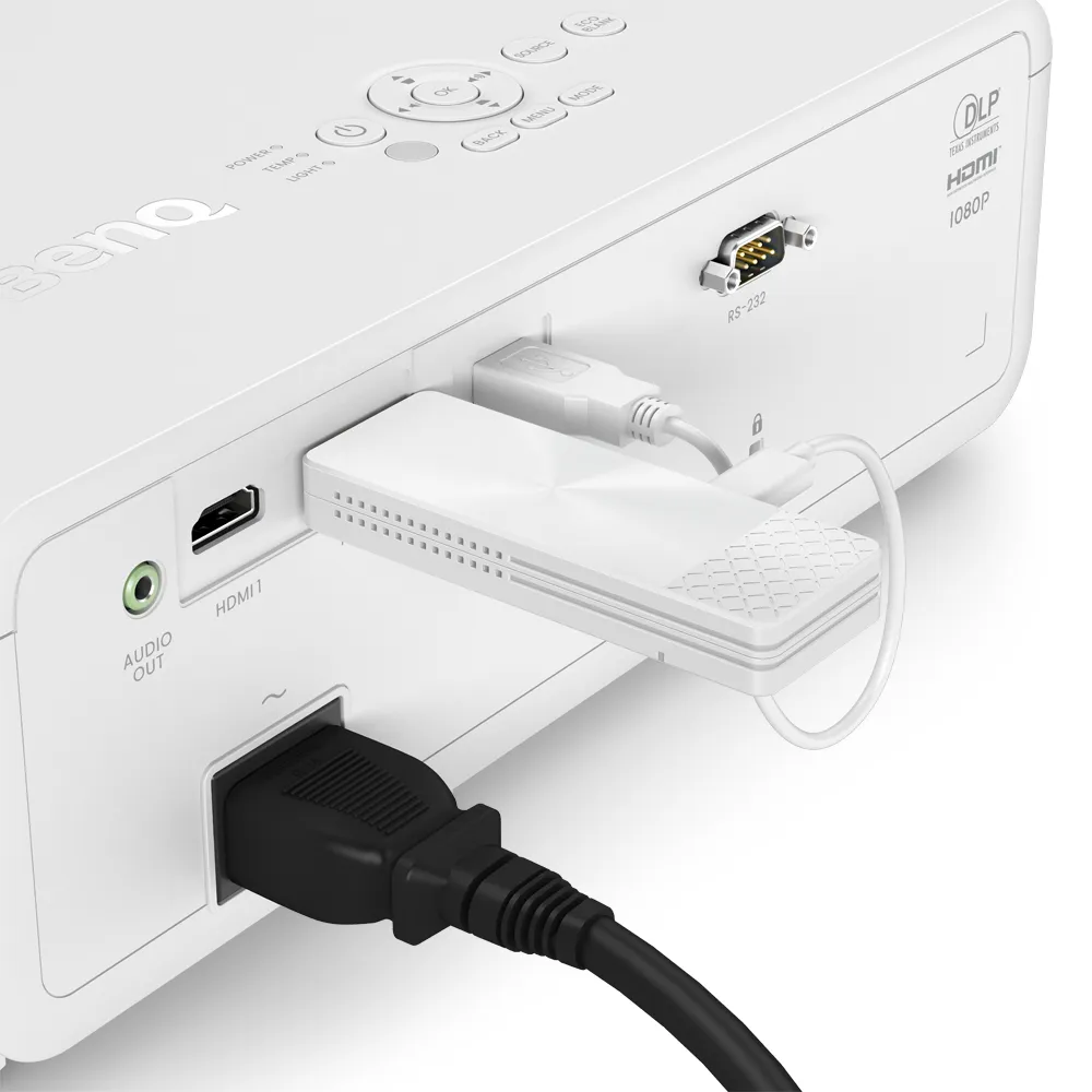 BENQ QP30 HDMI LANGATON DONGLE, WIFI5/ AIRPLAY CHROMECAST MIRACAST/ VIRRANSY&Ouml;TT&Ouml; USB 5V 1.5A