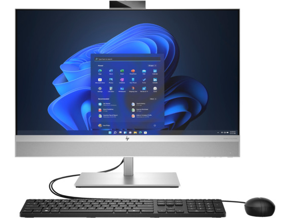 HP EliteOne 870 G9 i7-13700, 32 Gt, 512 Gt, Win 11 Pro All-in-one -p&ouml;yt&auml;kone, hopea