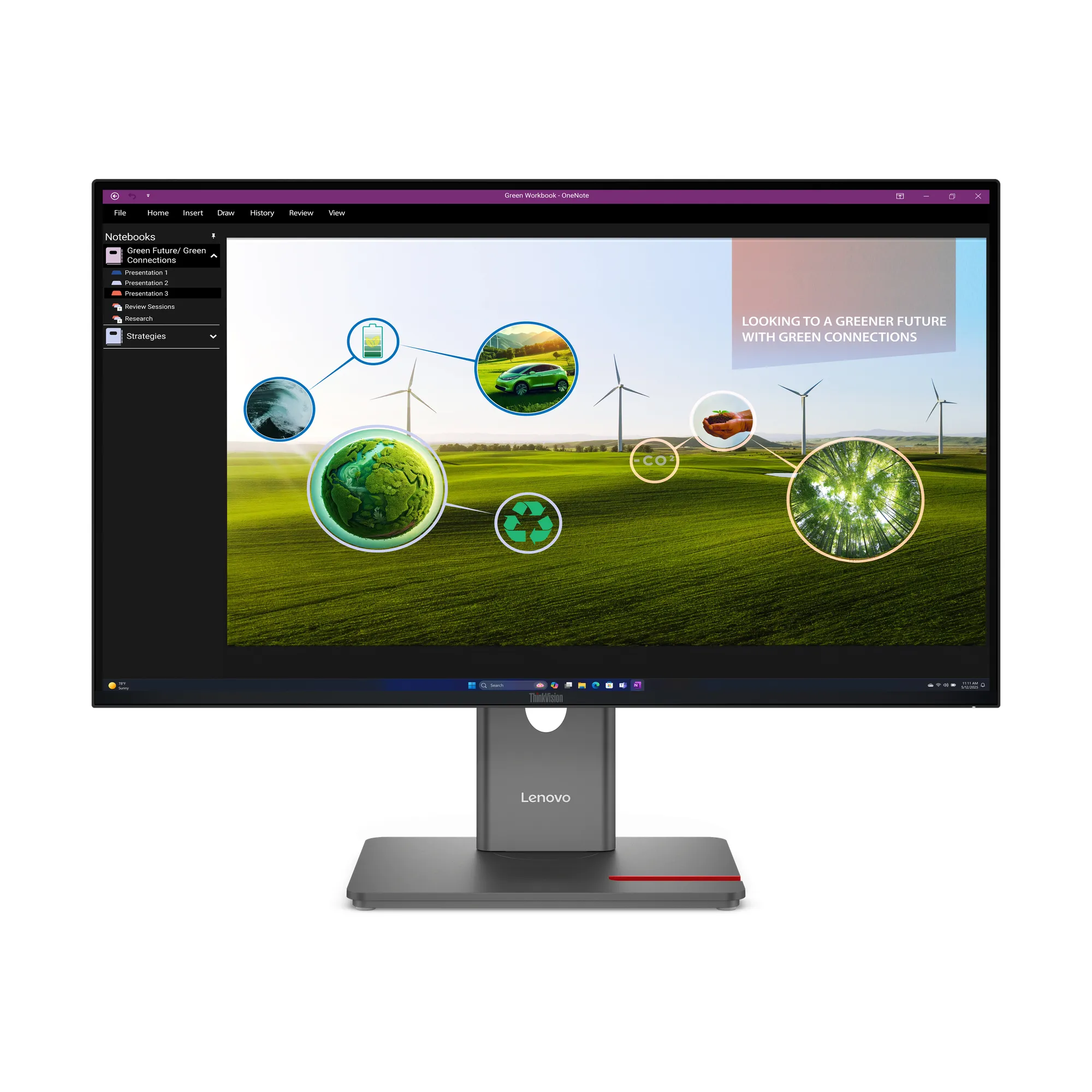 Lenovo 27" ThinkVision ThinkVision P27Q-40 QHD, IPS - skärm