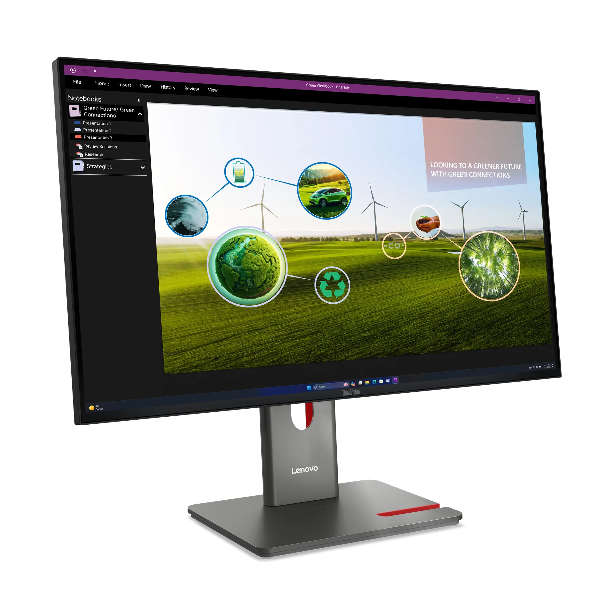 Lenovo 27" ThinkVision ThinkVision P27Q-40 QHD, IPS - skärm