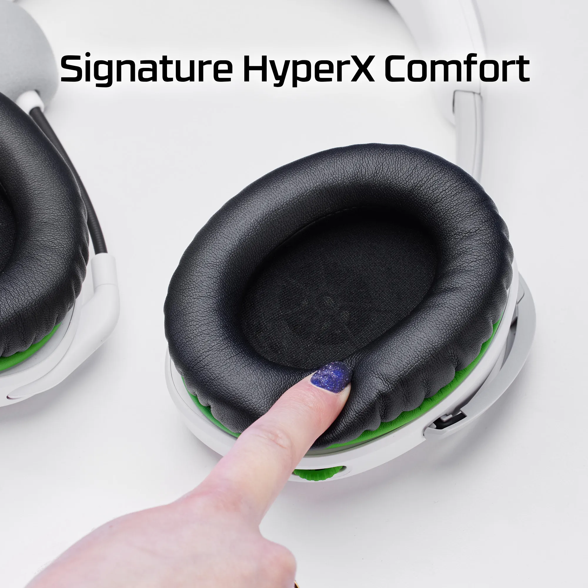 HyperX CloudX Stinger 2 Xbox -pelikuulokkeet mikrofonilla, valkoinen