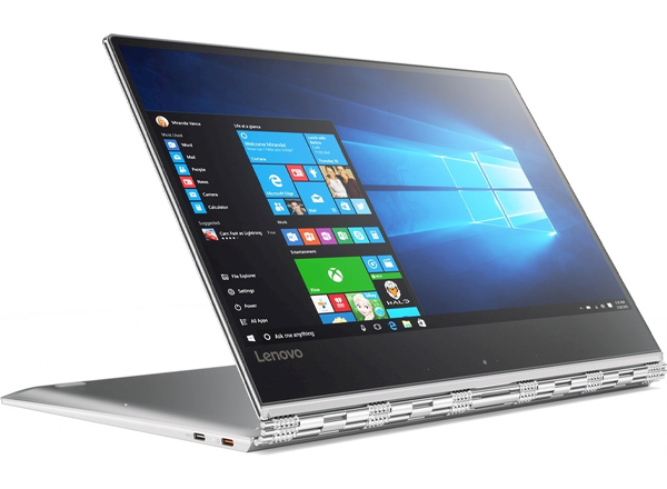 Lenovo 13.9&quot; IPS Ultra HD 4K Yoga 910. i7 512GB M.2 SSD, JBL Audio, Win 10 -kannettava, hopea