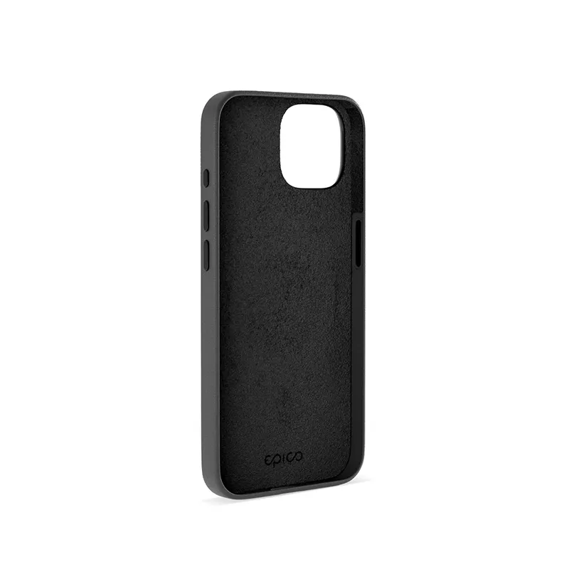 Epico Mag+ Leather Case, iPhone 15 - Case, Black
