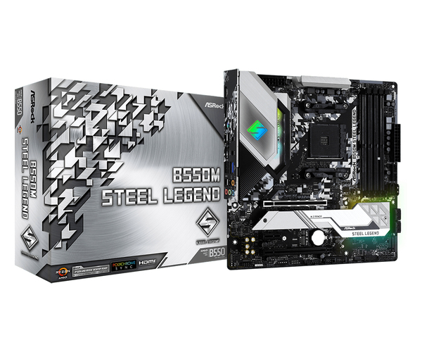 ASRock B550M Steel Legend mATX - motherboard