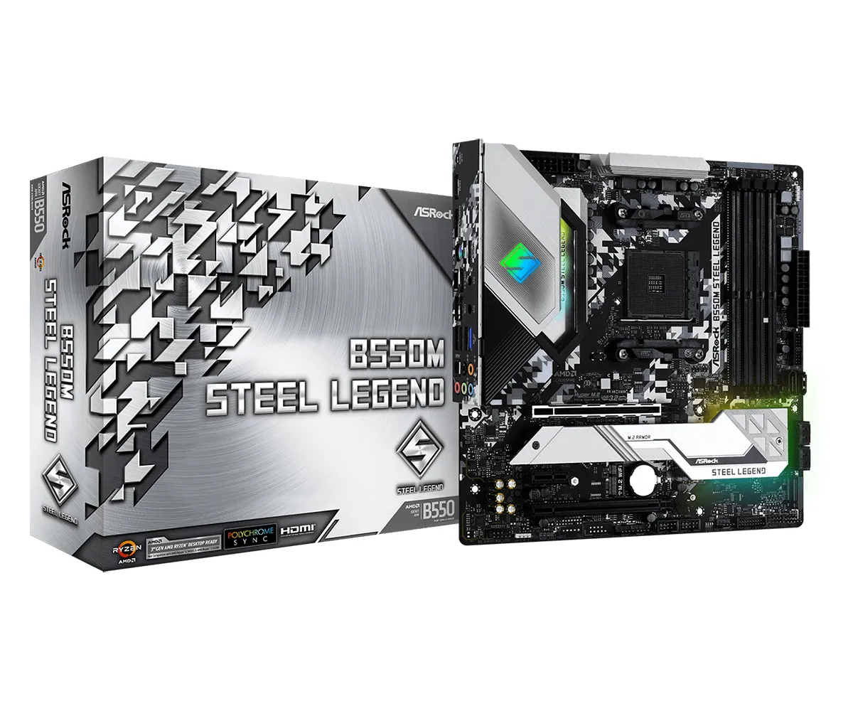 ASRock B550M Steel Legend mATX - motherboard