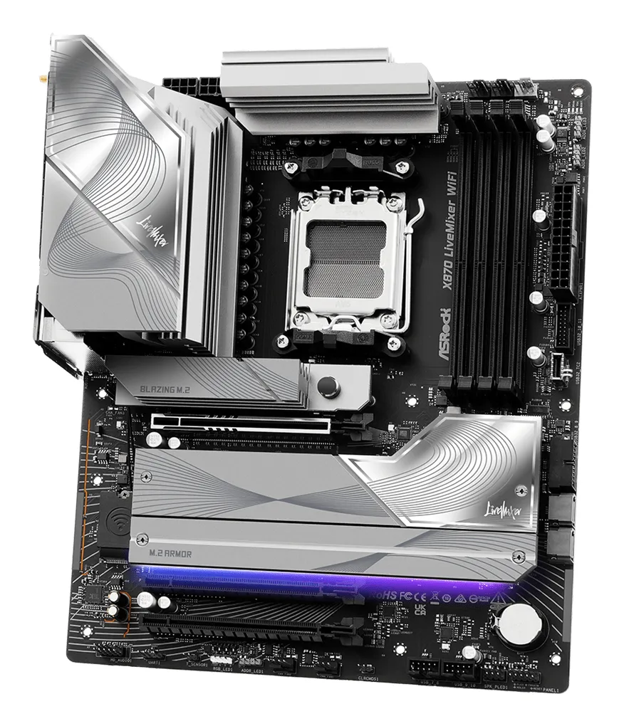 ASRock X870 LIVEMIXER WiFi 7 AM5 ATX Motherboard