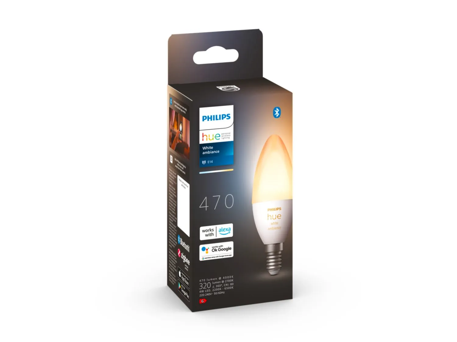 Philips Hue B39, E14 -älylamppu
