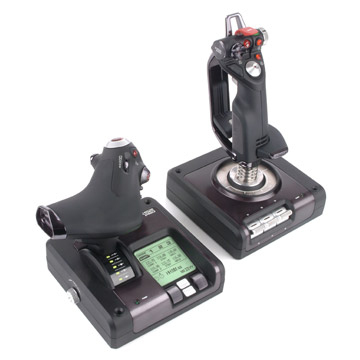 Logitech G Saitek X52 Pro Flight Control System - PC - Black