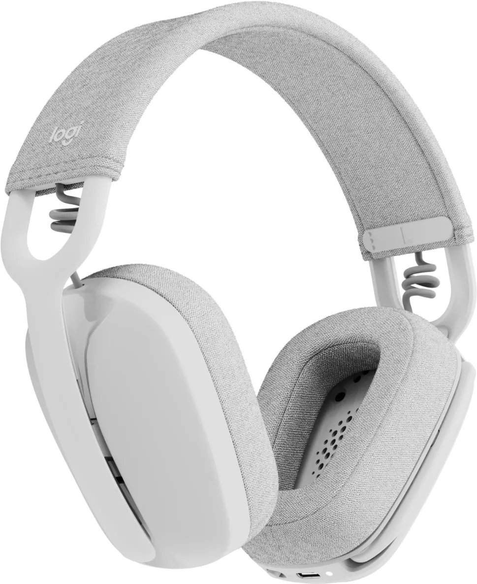 Logitech Zone Vibe Wireless Headset, Off-white
