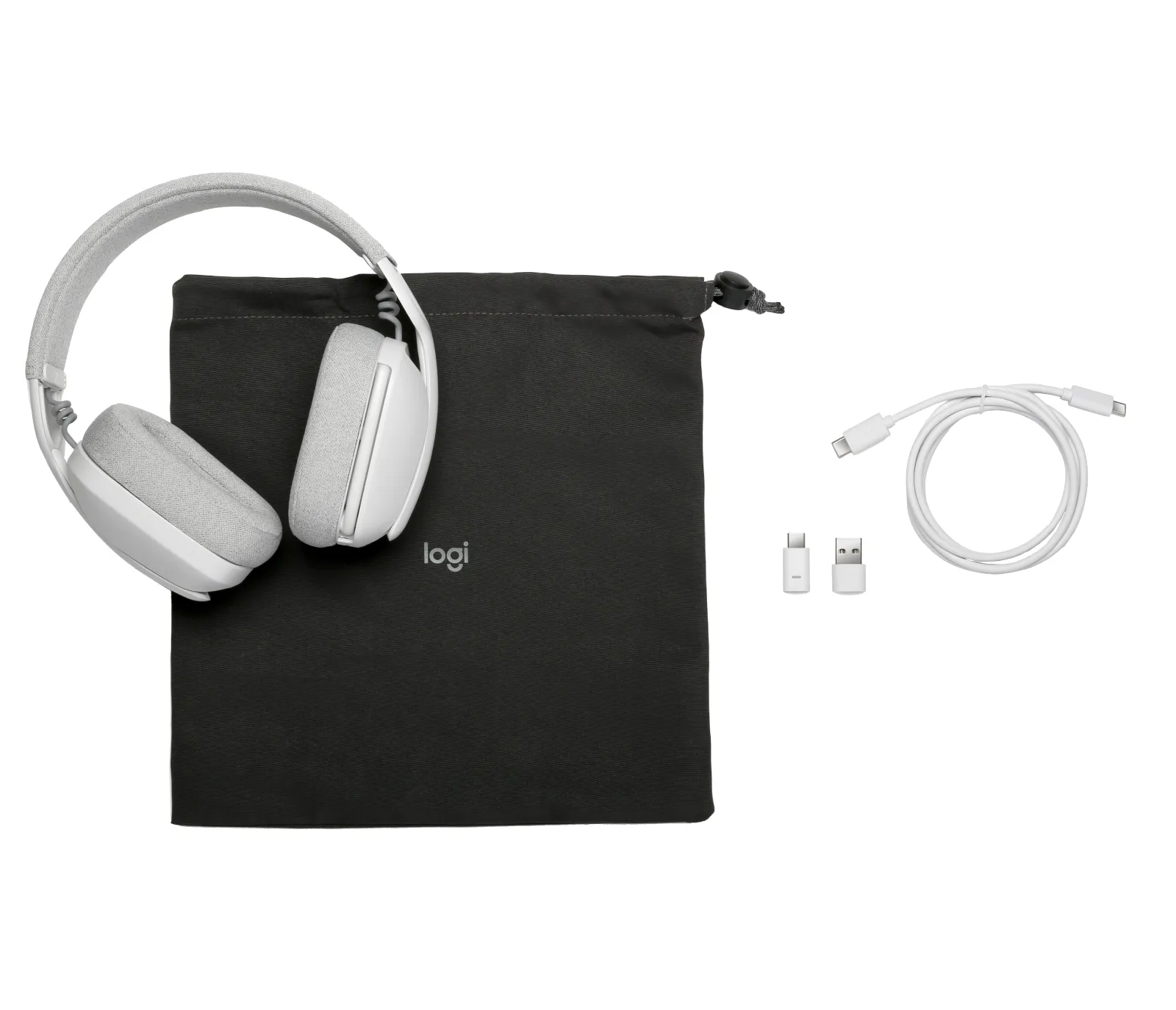Logitech Zone Vibe Wireless Headset, Off-white