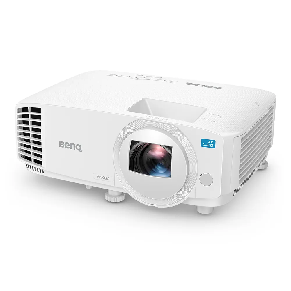 BENQ LW500ST DLP WXGA 2000AL Throw ratio 0.72/0.87 20,000 hrs life Noise level 28 dB Eco mode Projector